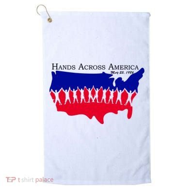 Hands Across America Stand Together Golf Towel