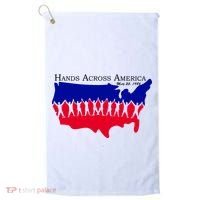 Hands Across America Stand Together Golf Towel thumb 0