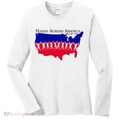 Hands Across America Stand Together Women's Long Sleeve Shirt