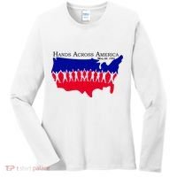 Hands Across America Stand Together Women's Long Sleeve Shirt thumb 0