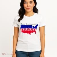 Hands Across America Stand Together Women's T-Shirt thumb 4