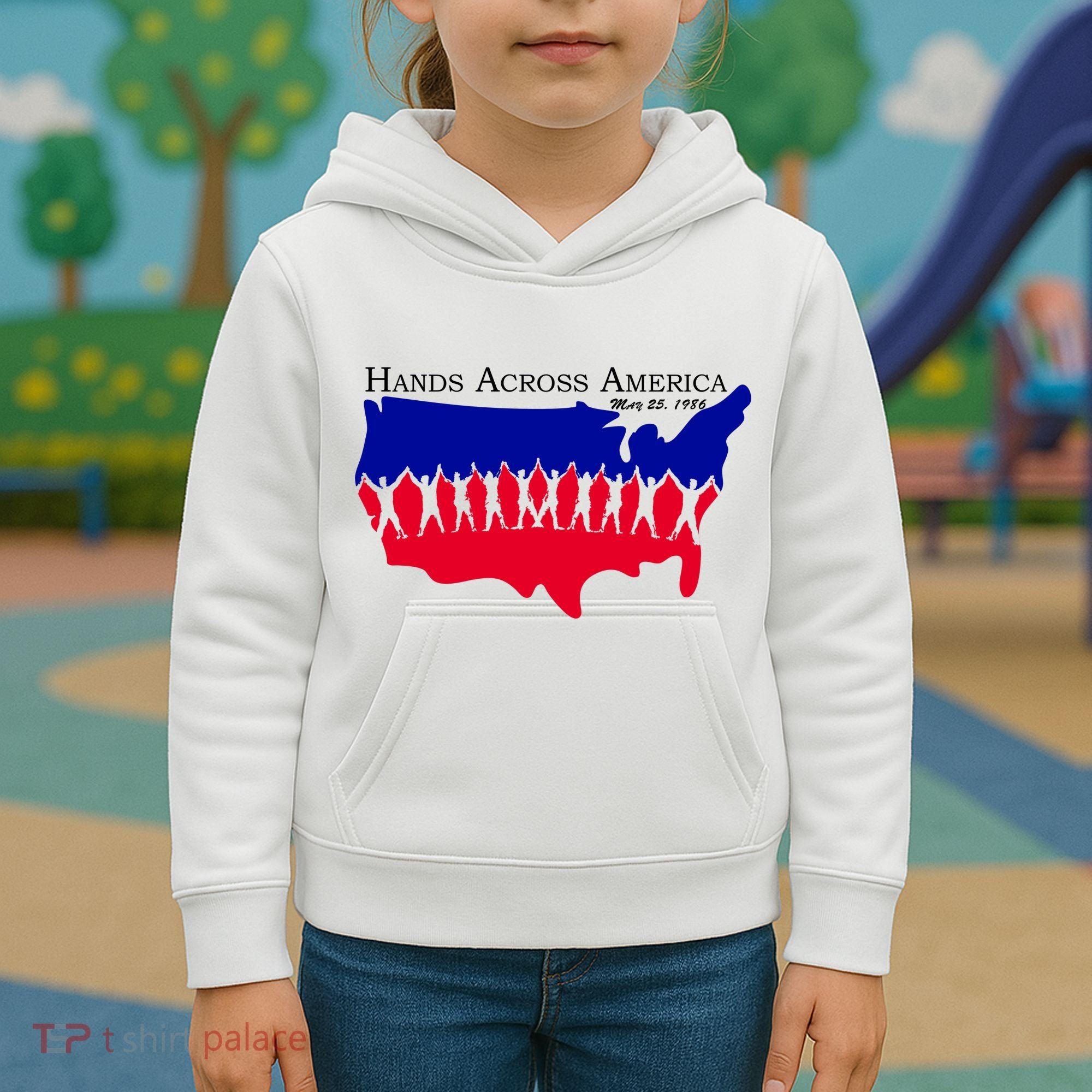 Hands Across America Stand Together Kids Hoodie