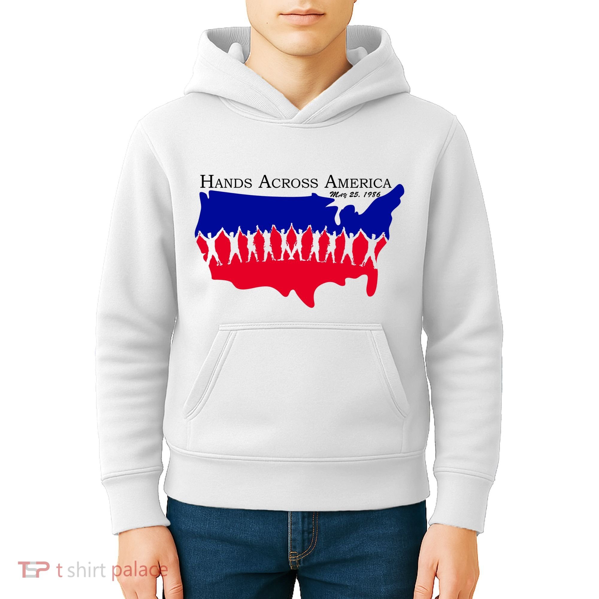 Hands Across America Stand Together Kids Hoodie