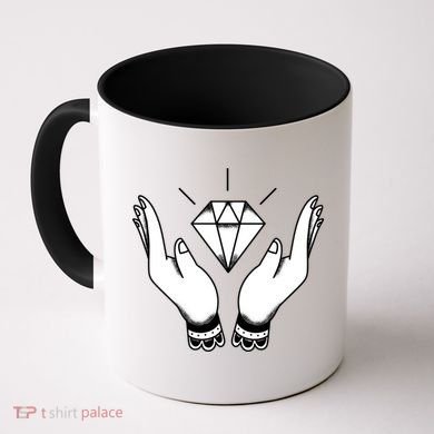 Hands Diamond Coffee Mug