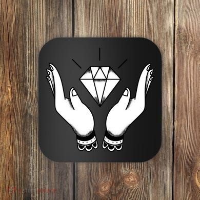 Hands Diamond Coaster