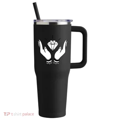 Hands Diamond 40oz Vacuum Insulated Stainless Steel Travel Tumbler