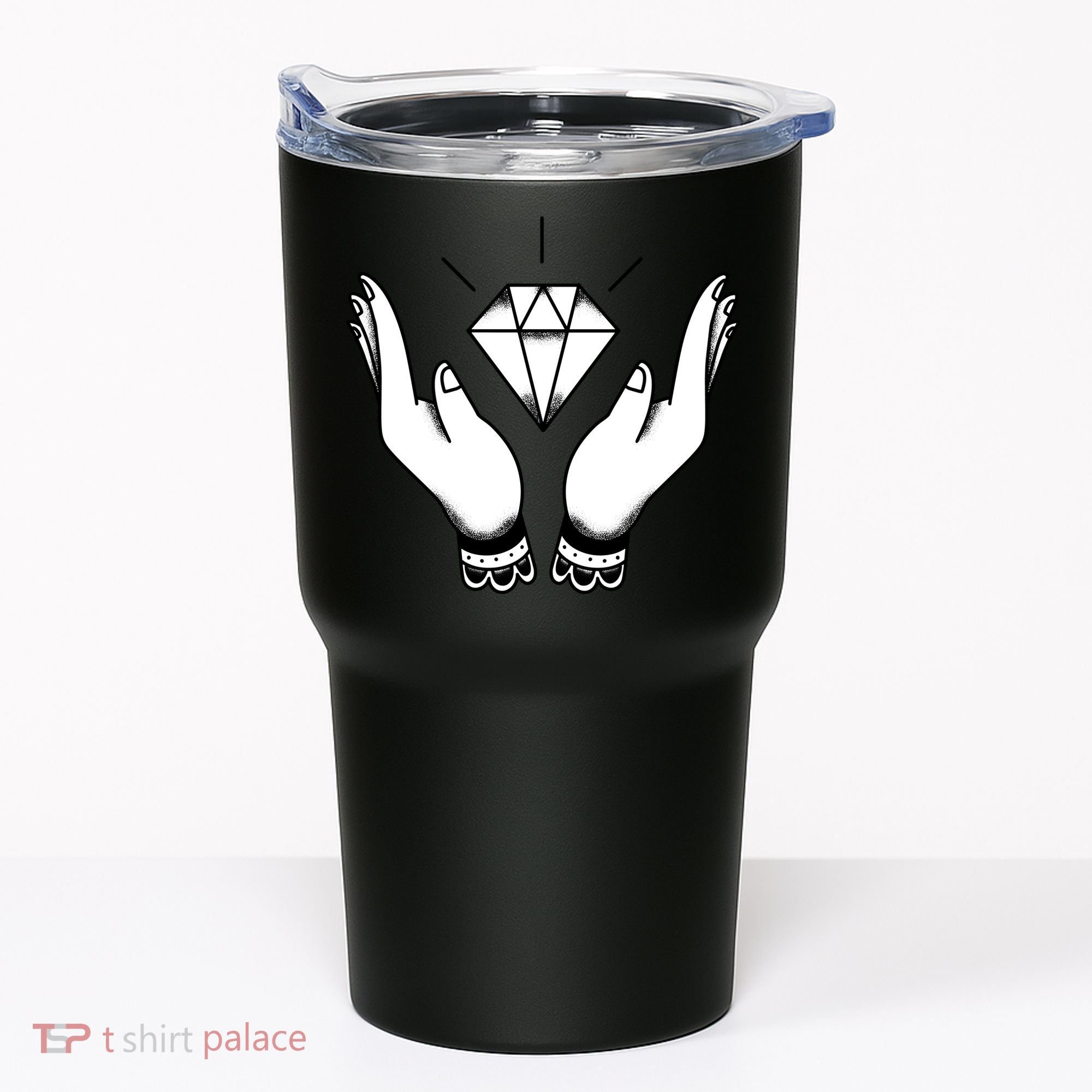 Hands Diamond Tumbler