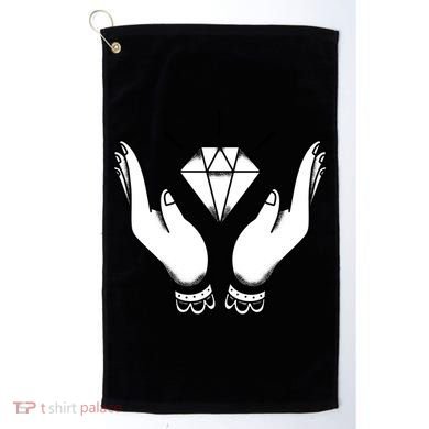 Hands Diamond Golf Towel