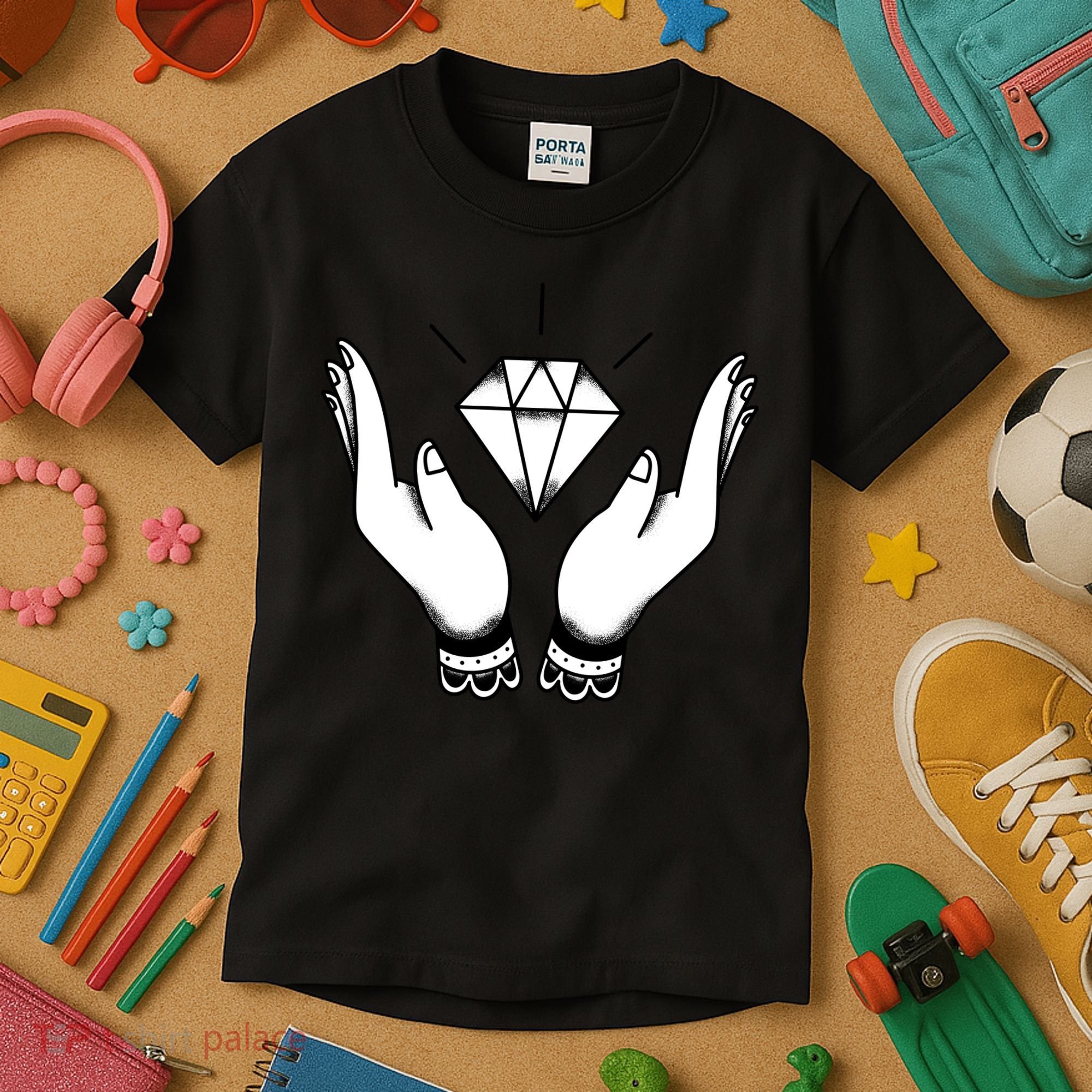Hands Diamond Kids T-Shirt