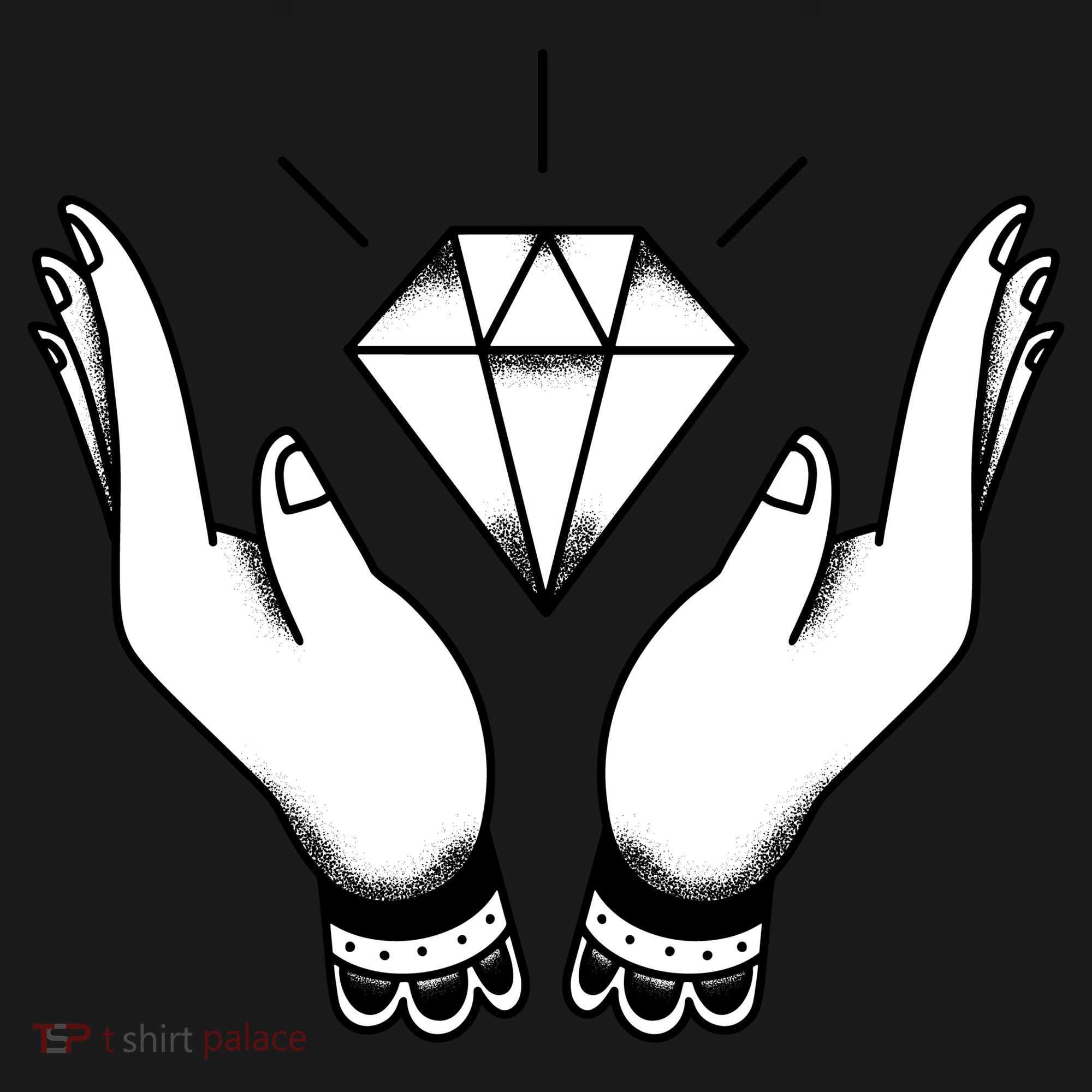 Hands Diamond Full Zip Hoodie