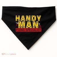 Handy Man Fixing Specialist USA-Made Doggie Bandana thumb 0