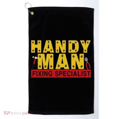 Handy Man Fixing Specialist Golf Towel