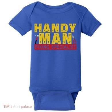 Handy Man Fixing Specialist Baby Bodysuit