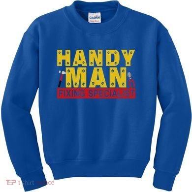 Handy Man Fixing Specialist Kids Sweatshirt