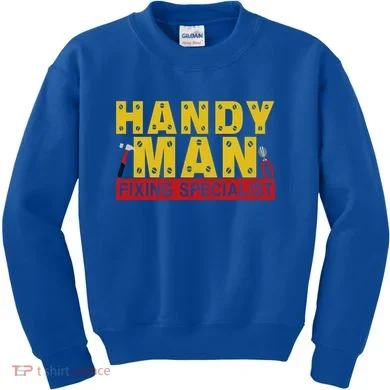 Handy Man Fixing Specialist Kids Sweatshirt