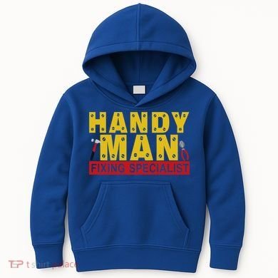 Handy Man Fixing Specialist Kids Hoodie
