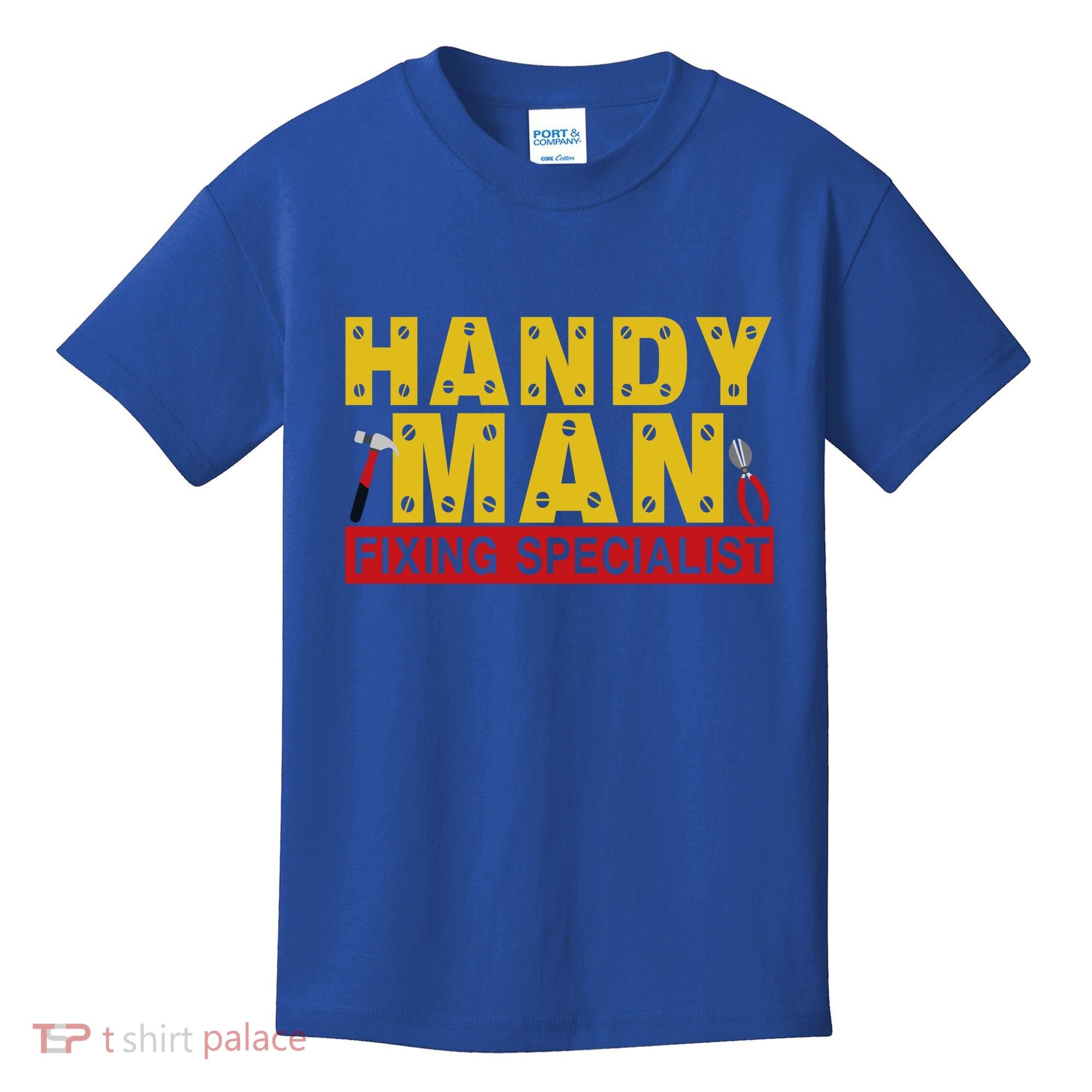 Handy Man Fixing Specialist Kids T-Shirt