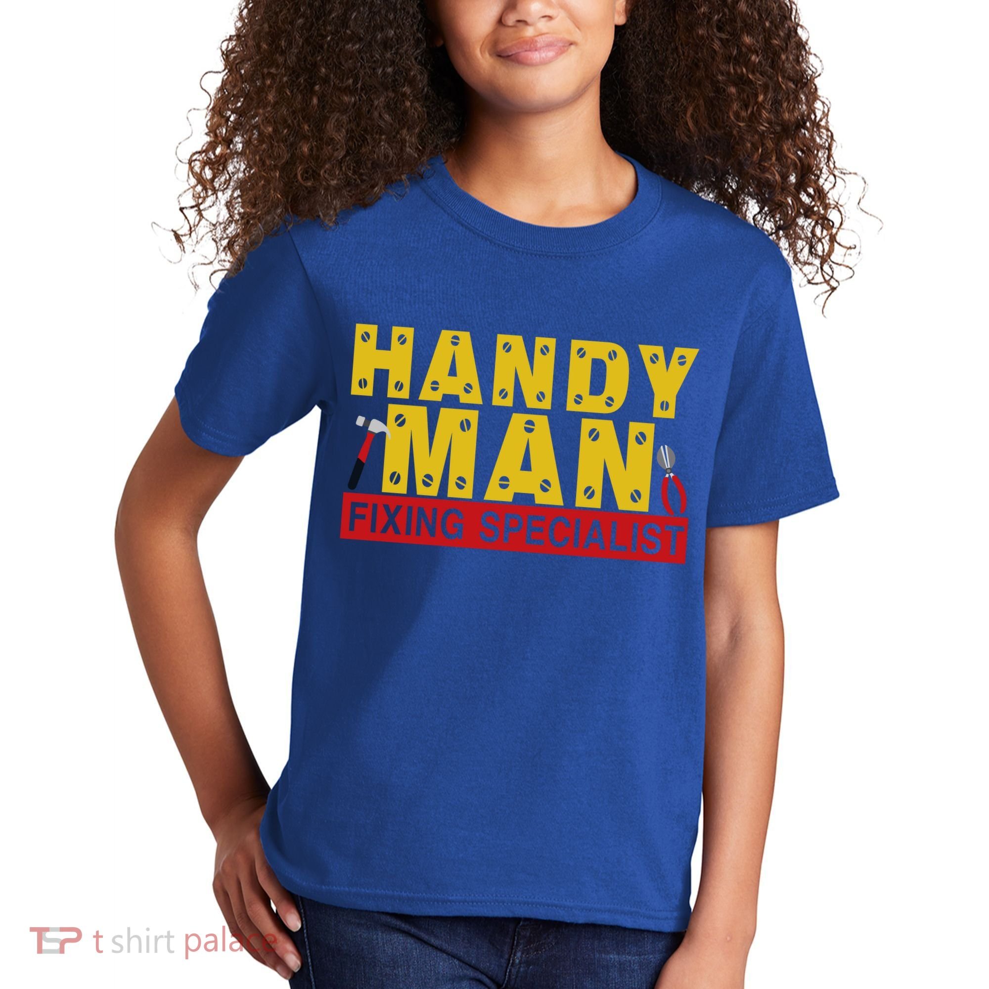Handy Man Fixing Specialist Kids T-Shirt