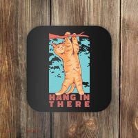 Hang In There Cat Coaster thumb 0
