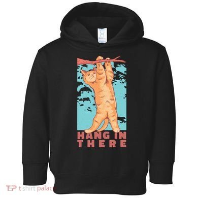Hang In There Cat Toddler Hoodie
