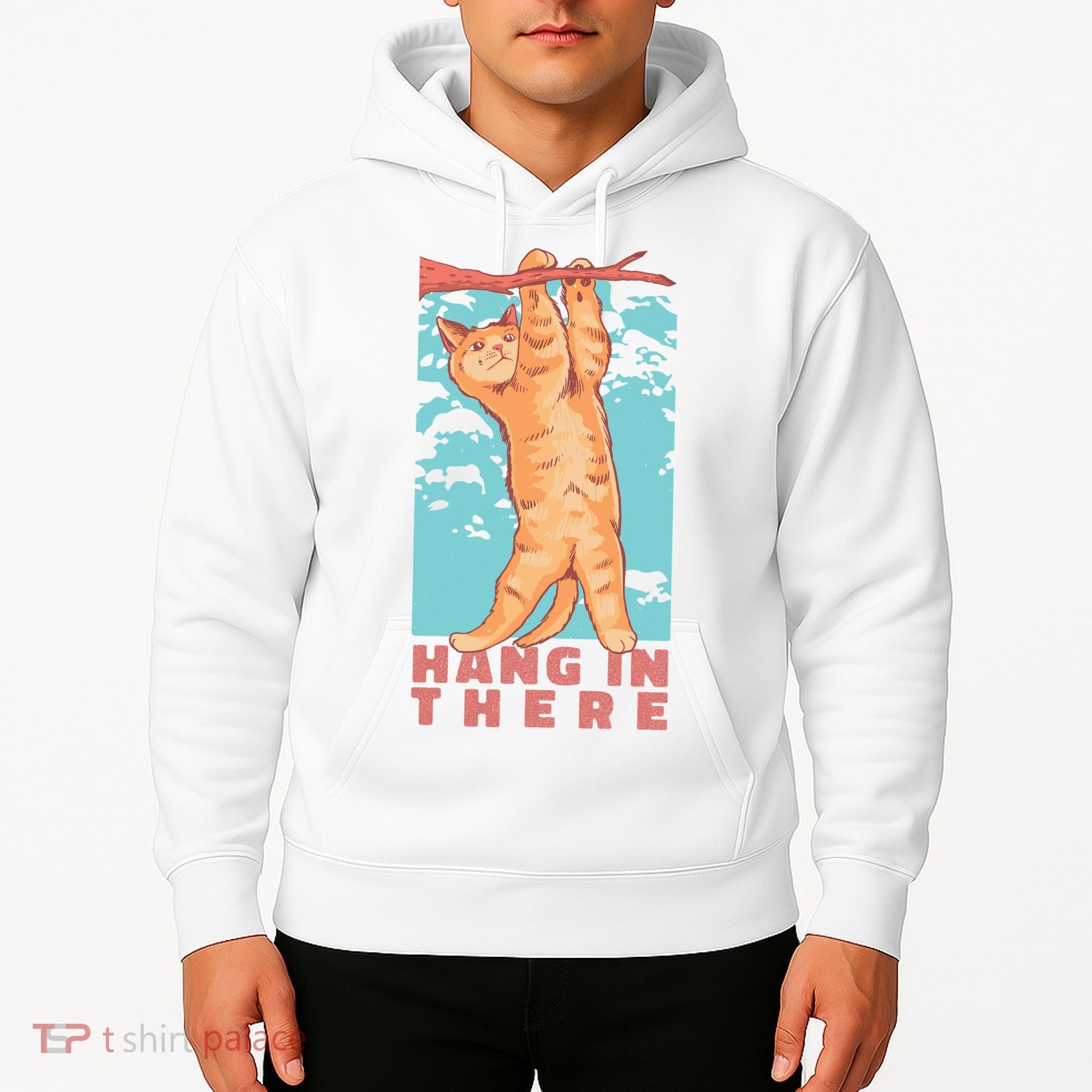Hang In There Cat Hoodie