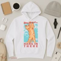 Hang In There Cat Hoodie thumb 3