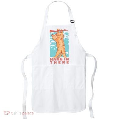 Hang In There Cat Apron