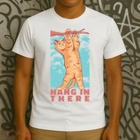 Hang In There Cat T-Shirt thumb 3