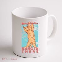 Hang In There Cat Coffee Mug thumb 1