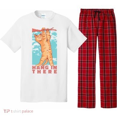 Hang In There Cat Pajama Set