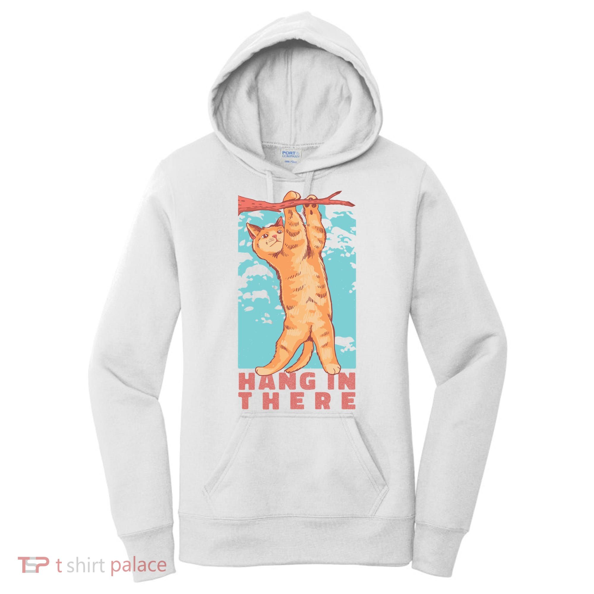 Hang In There Cat Women's Hoodie