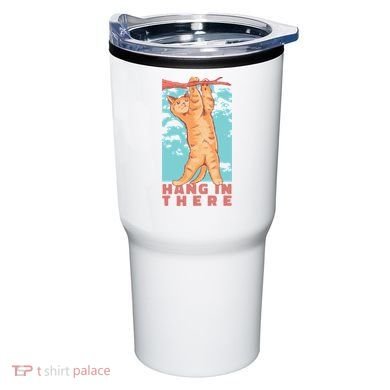 Hang In There Cat Tumbler