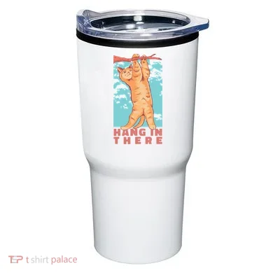 Hang In There Cat Tumbler
