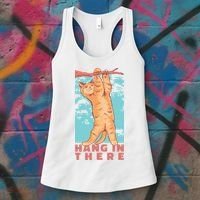Hang In There Cat Women's Tank Top thumb 3