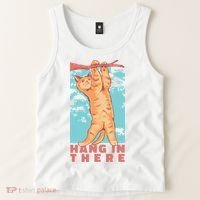 Hang In There Cat Tank Top thumb 2
