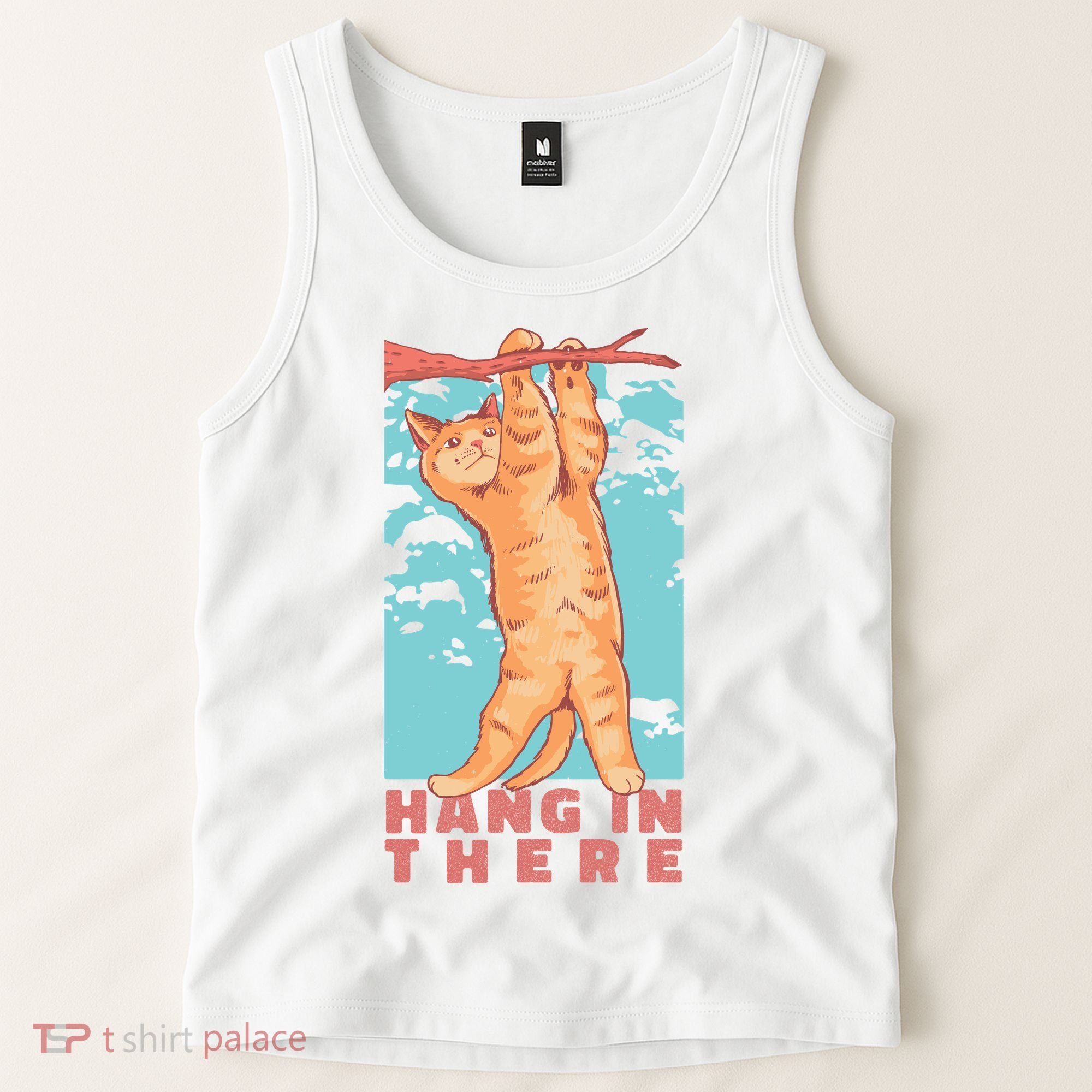 Hang In There Cat Tank Top