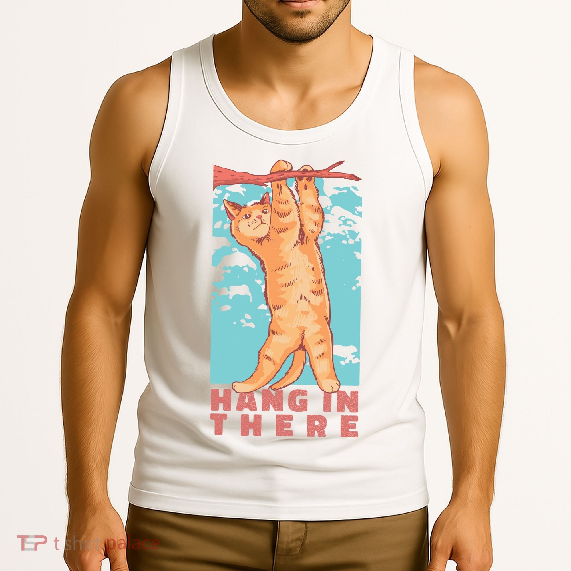 Hang In There Cat Tank Top