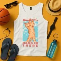 Hang In There Cat Tank Top thumb 4