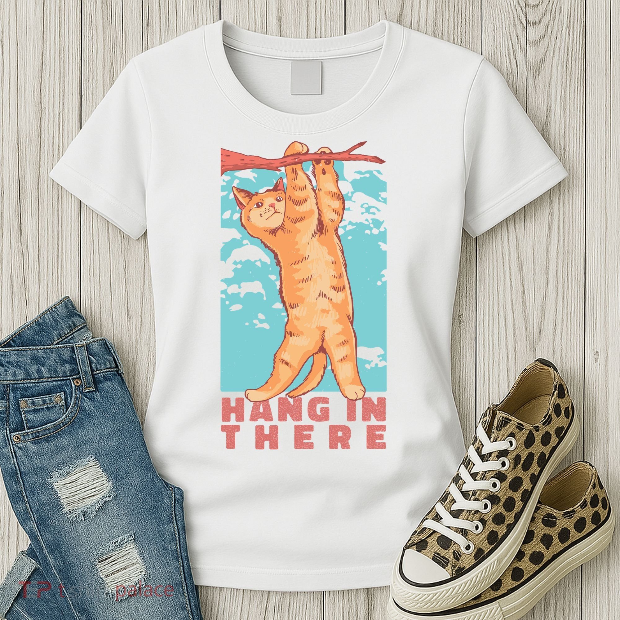 Hang In There Cat Women's T-Shirt