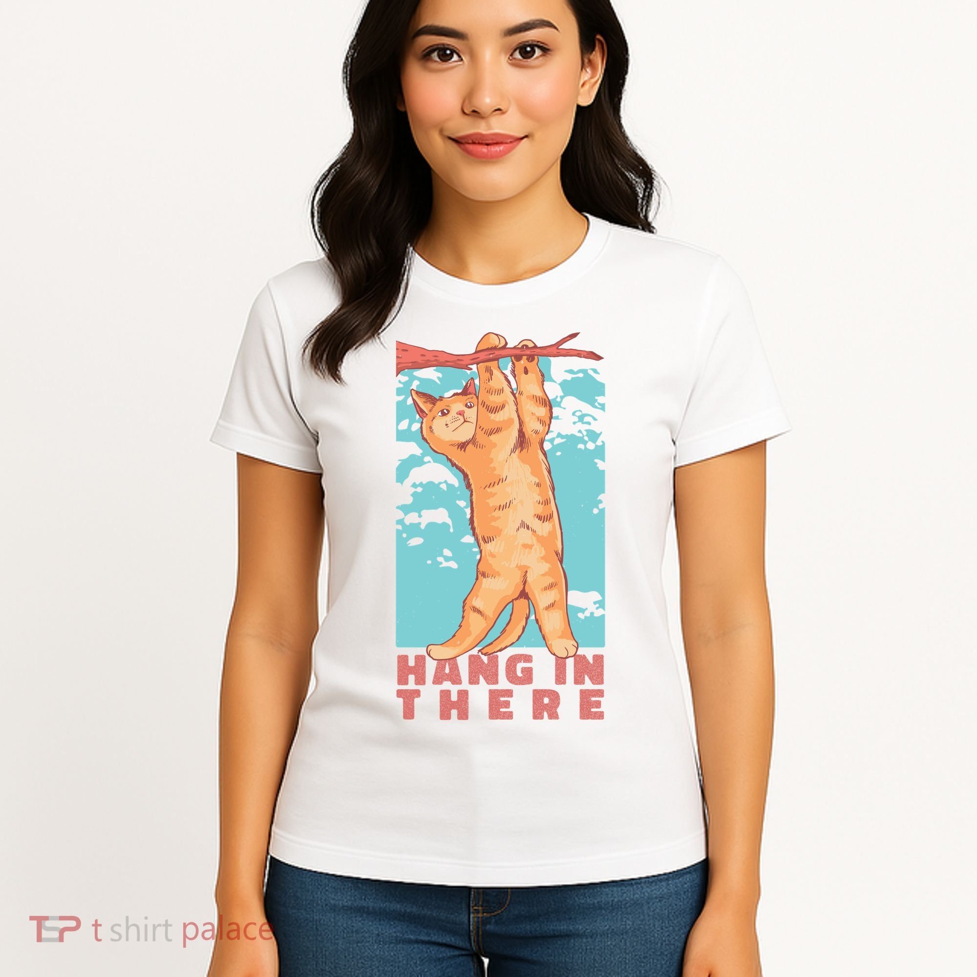 Hang In There Cat Women's T-Shirt