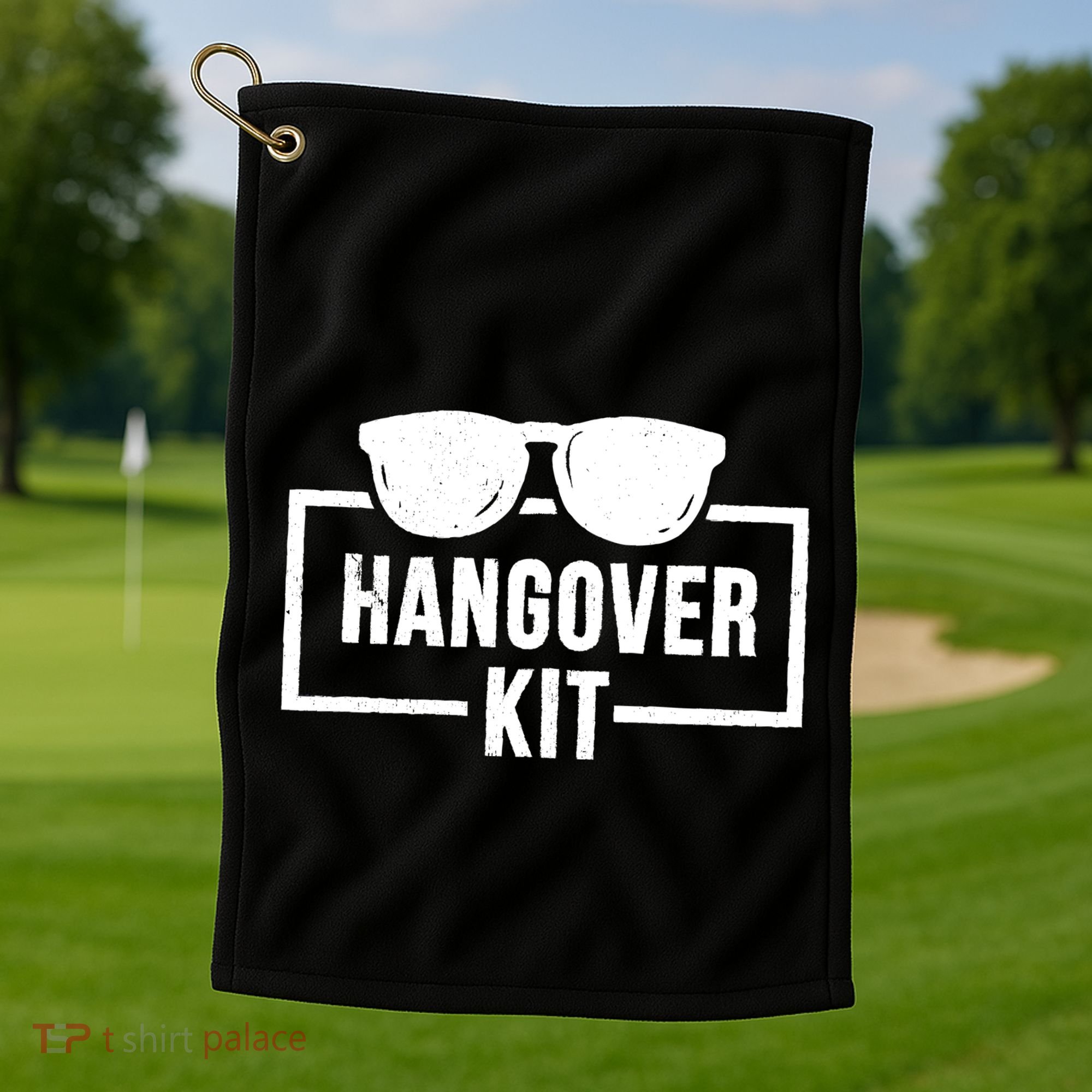Hangover Kit Golf Towel