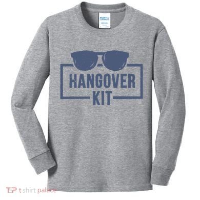 Hangover Kit Kids Long Sleeve Shirt
