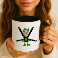 Hangover Leprechaun Irish Baby  Coffee Mug thumb 3