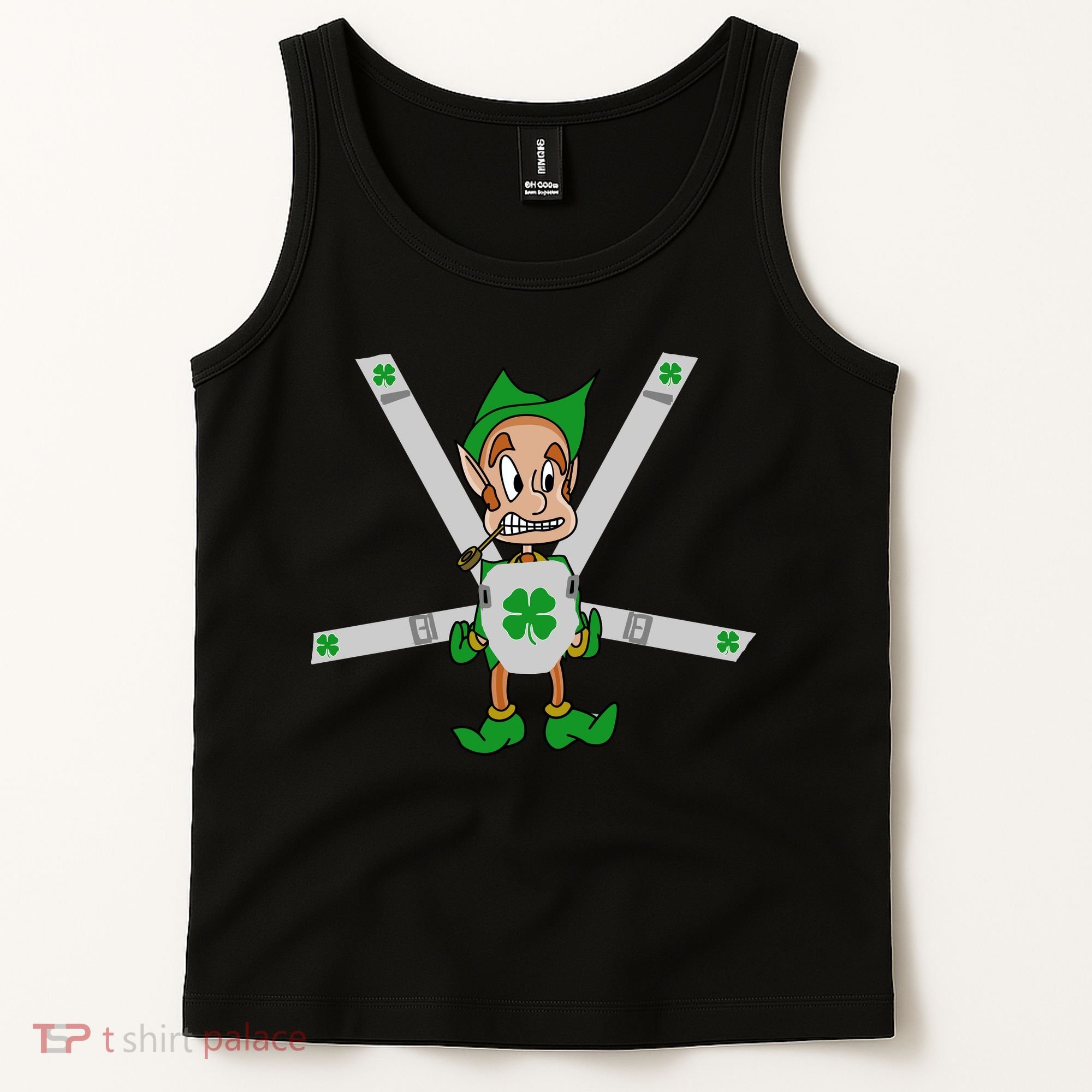 Hangover Leprechaun Irish Baby  Tank Top
