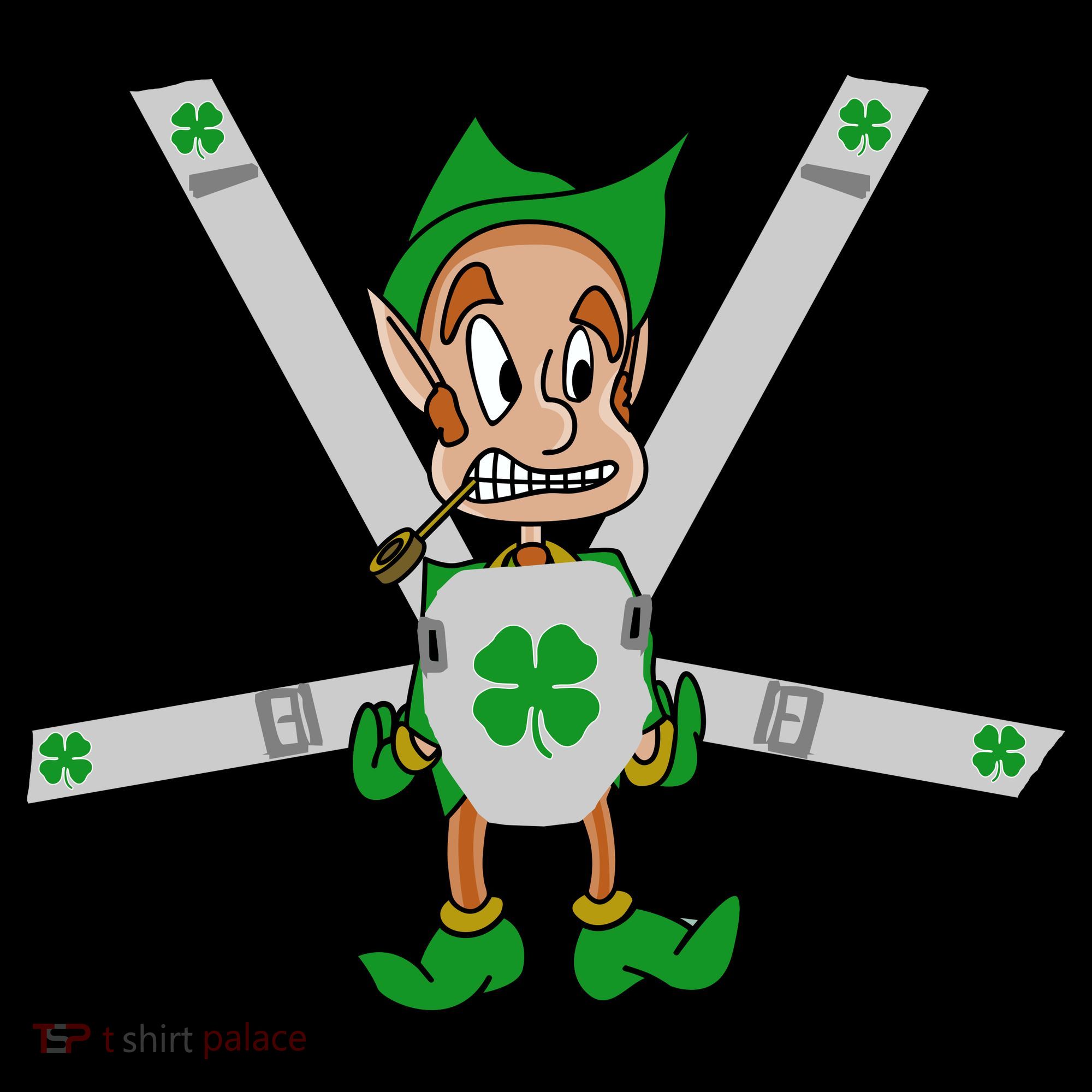 Hangover Leprechaun Irish Baby  Tank Top