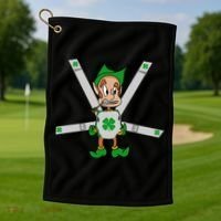 Hangover Leprechaun Irish Baby  Golf Towel thumb 1