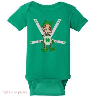 Hangover Leprechaun Irish Baby  Baby Bodysuit