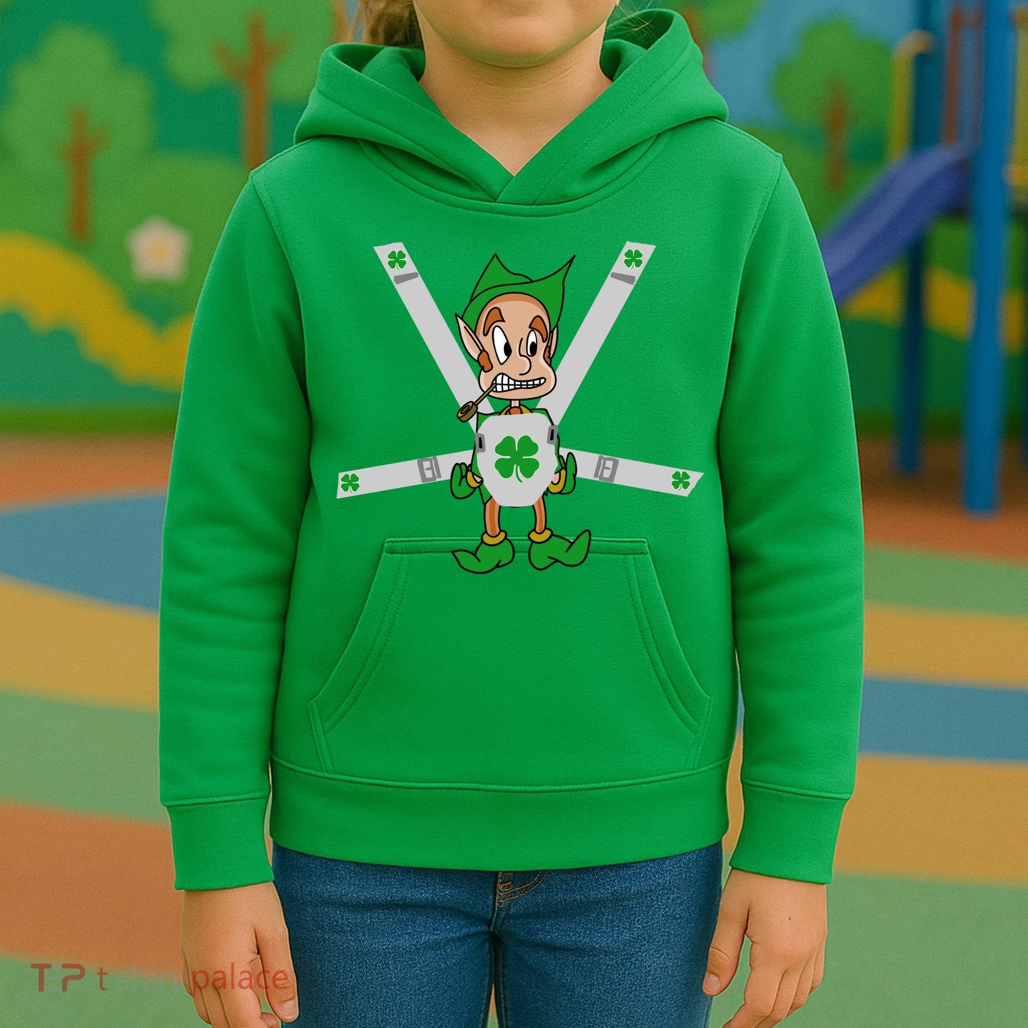 Hangover Leprechaun Irish Baby  Kids Hoodie