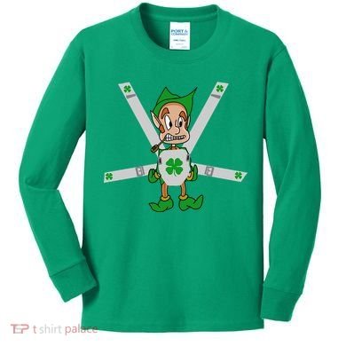 Hangover Leprechaun Irish Baby  Kids Long Sleeve Shirt