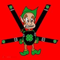 Hangover Leprechaun Irish Baby  Santa Hat thumb 1